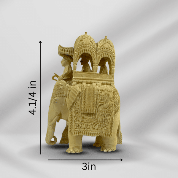 Antique Carved Ivory Chinese Elephant