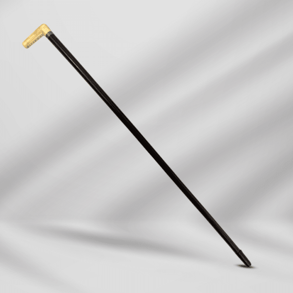 Antique L Handle Ivory Walking Stick Cane Brown For Men