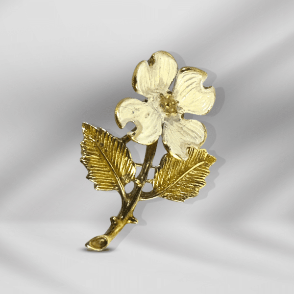 Dogwood Vintage Flower Pin Pendant