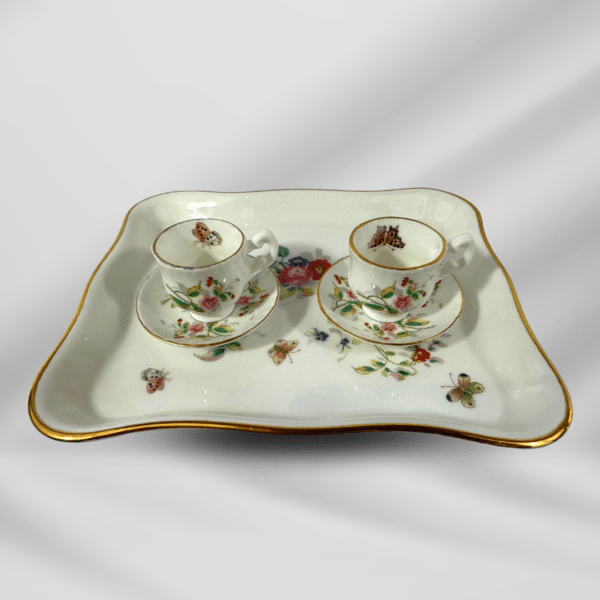 Vintage Princess Royal Mini Decorative Set Of Tray , Saucer , Cup Made in England