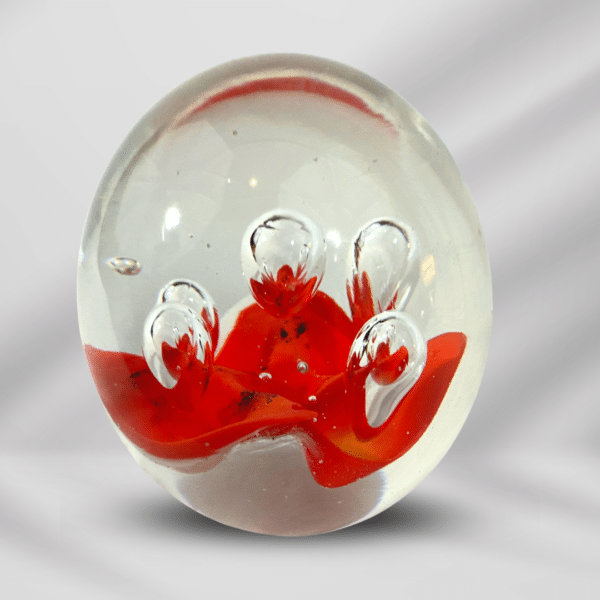 Vintage Bubble Glass Paper weight