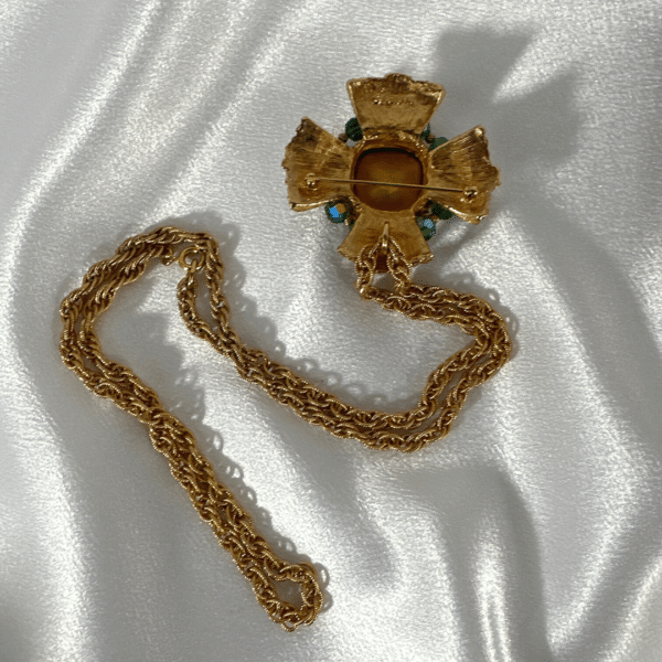 Antique Pendant Vintage Napier Necklace Pendant