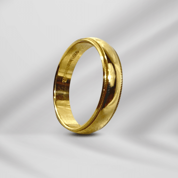 Unisex Benchmark 14K Yellow Gold 5mm Traditional Band Size 9