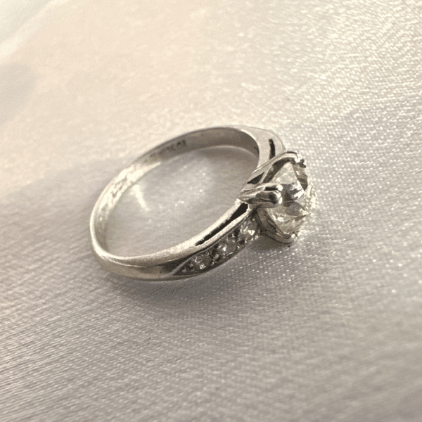 Elegant Platinum 2767 CT Diamond Ring For Women