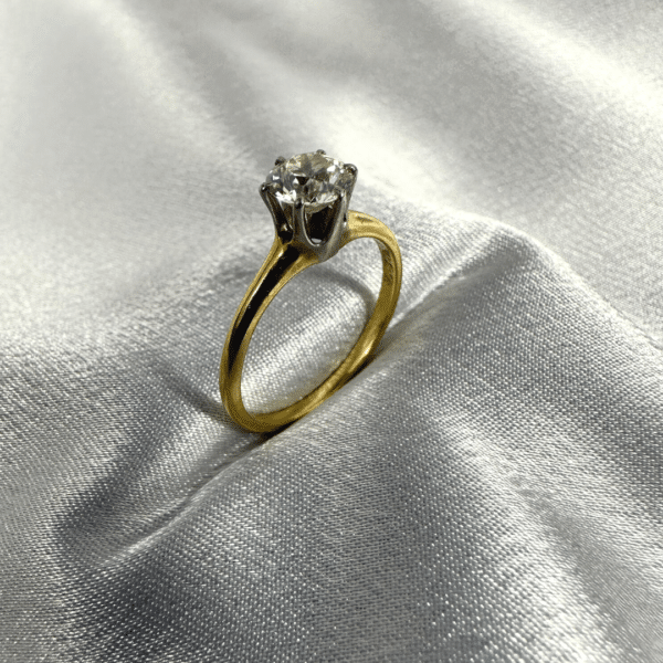 Beautiful 14K MK Diamond Ring For Women