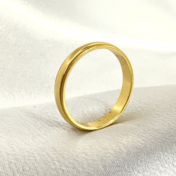 Benchmark 14K Yellow Gold 3.9mm Wedding Band Size 11