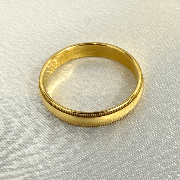 Benchmark 14K Yellow Gold 2.9mm Wedding Band Size 8