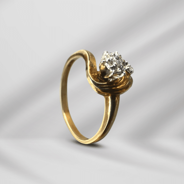 Cute 10K Diamond Ring For Women