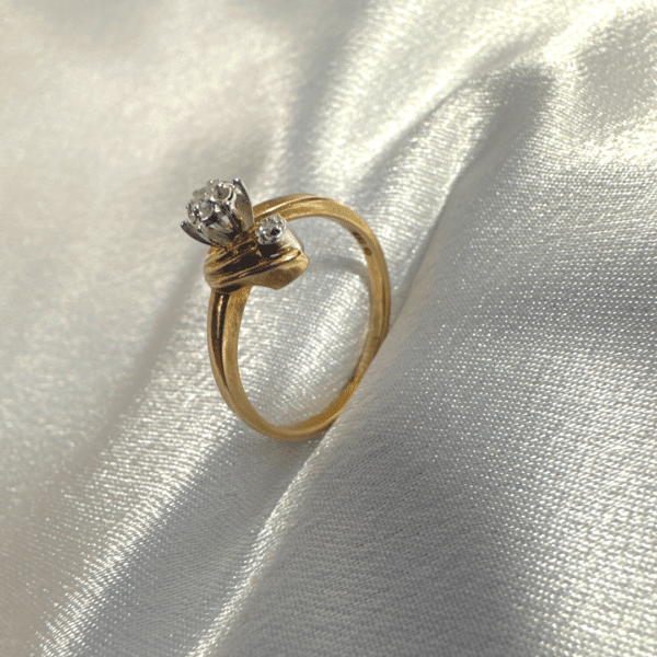 Cute 10K Diamond Ring For Women