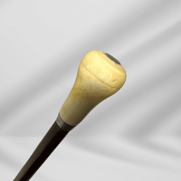 Antique Ivory Knob Handle Best Walking Stick Cane Brown