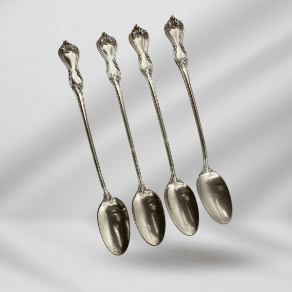 Antique Sterling Ice Tea Spoons Set Of Four