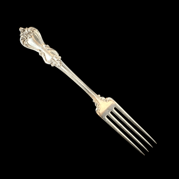Antique Silver Sterling Dinning Fork Set Of Six