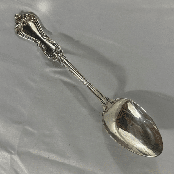 Antique Silver Vegetable Spoon