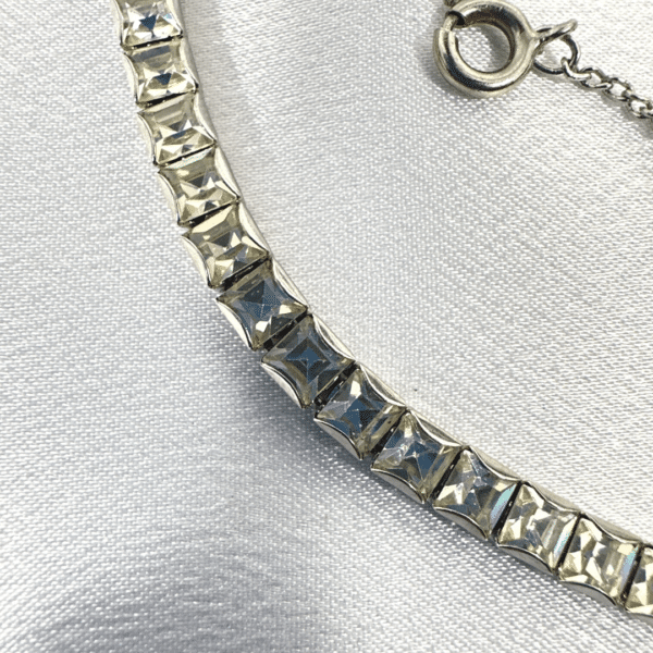 Austrian High Quality Square Crystal Vintage Bracelet / Fashion Vintage Crystal Bracelet
