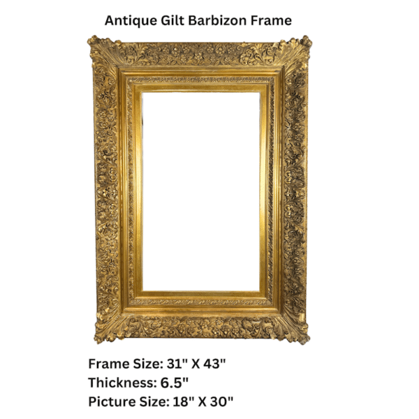 18th Century Antique Frame Antique Gilt Barbizon Frame 
