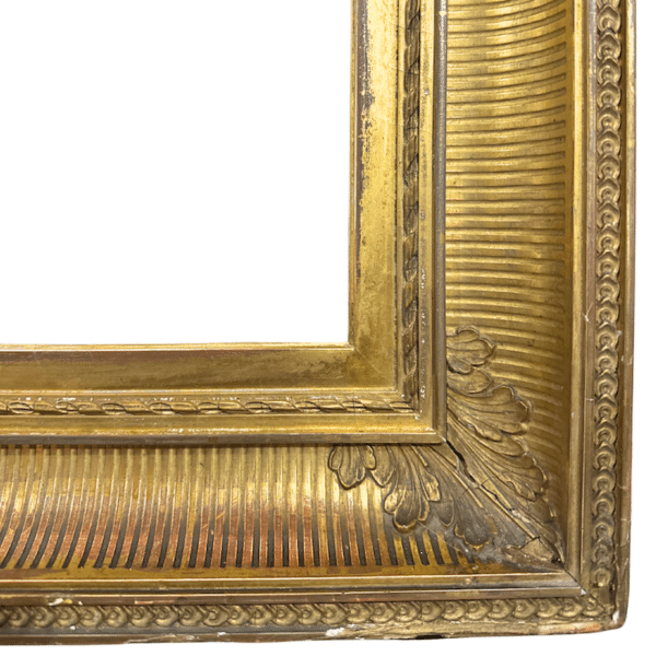 American 1860's Hudson River Antique Frame Antique Painting Gold Frame