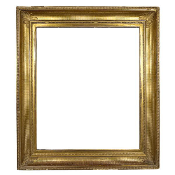 American 1860's Hudson River Antique Frame Antique Painting Gold Frame