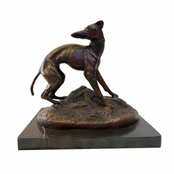 Captivating Antique Bronze Doge Figurine